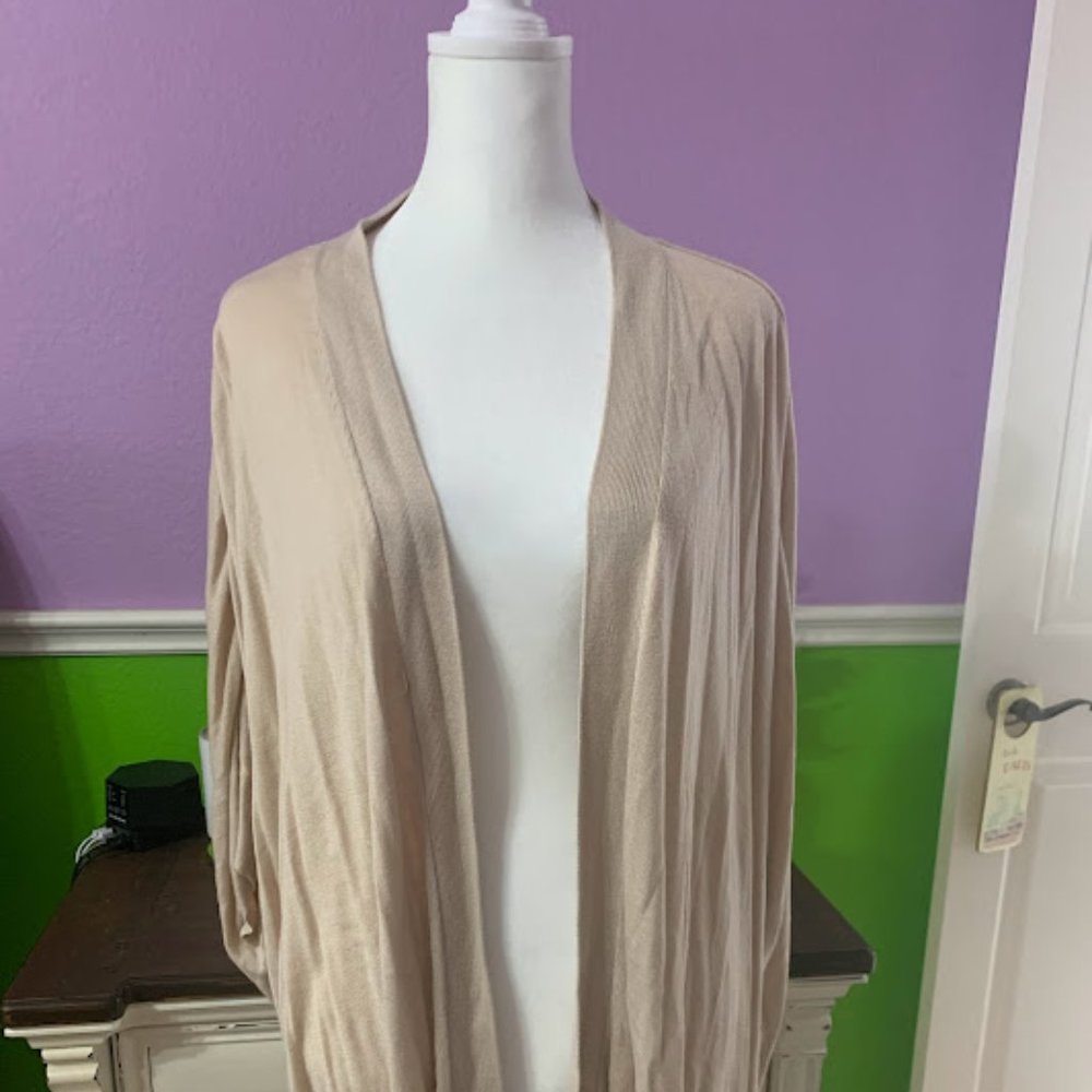 Mango Delicate Knit Swing Ruana Cardigan - OS - Picture 2 of 6